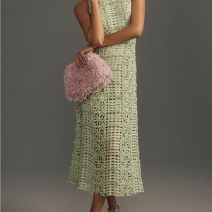 Endless Rose Sleeveless Textured Midi Dress